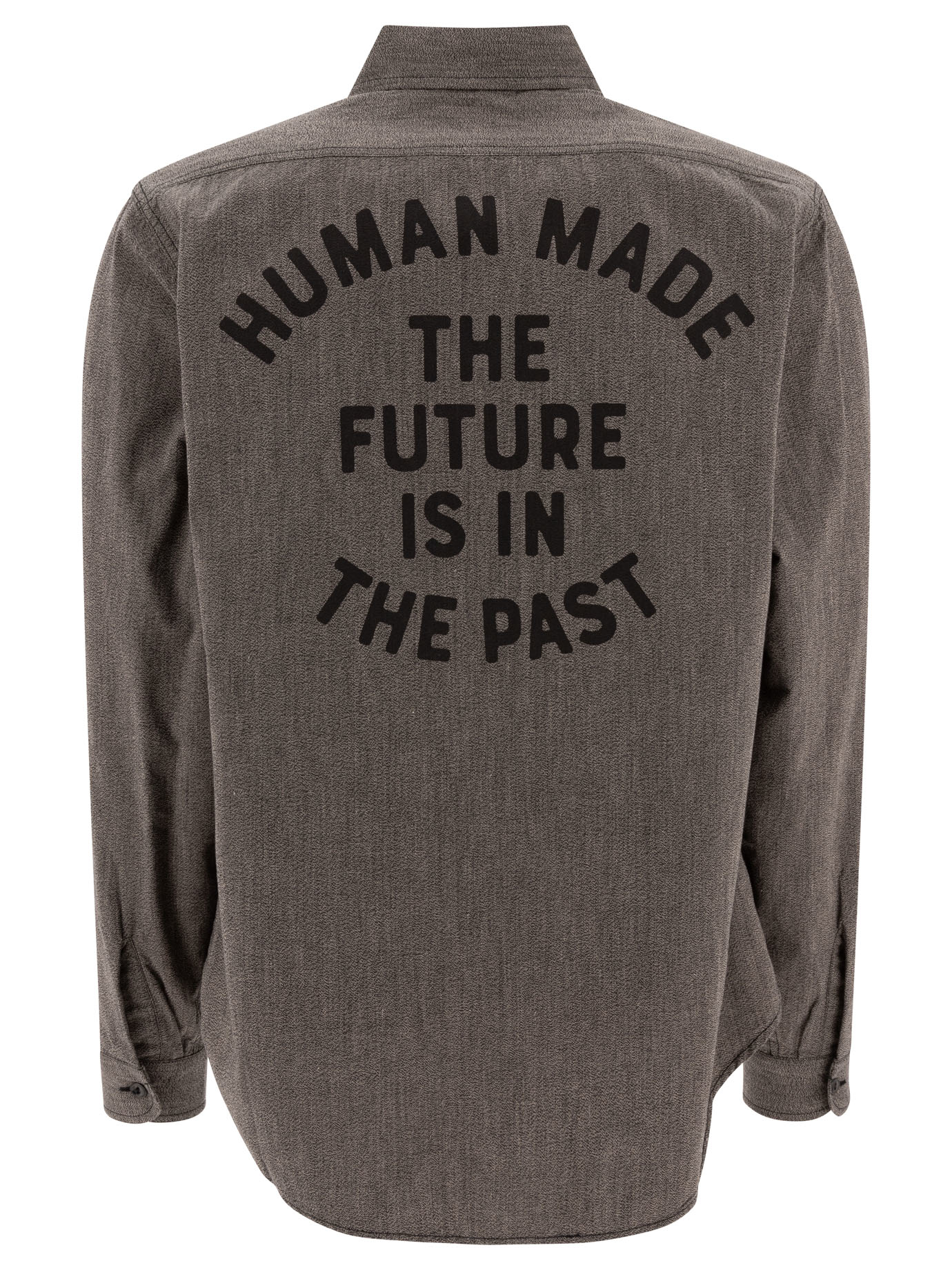 HUMAN MADE Grey Salt & Pepper shirt